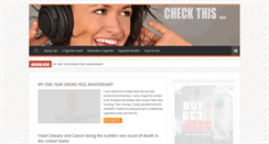 Desktop Screenshot of cleancigarette.com