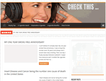 Tablet Screenshot of cleancigarette.com